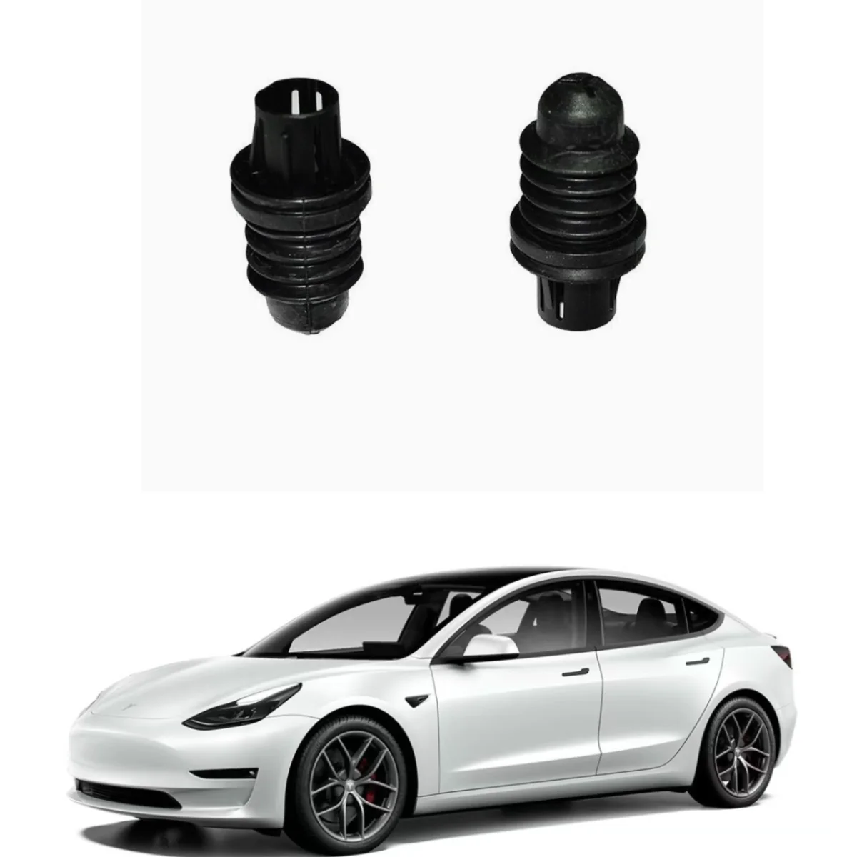 

Suitable for Tesla accessories model 3/S/X rear trunk cover cushion block with spring top rubber pad