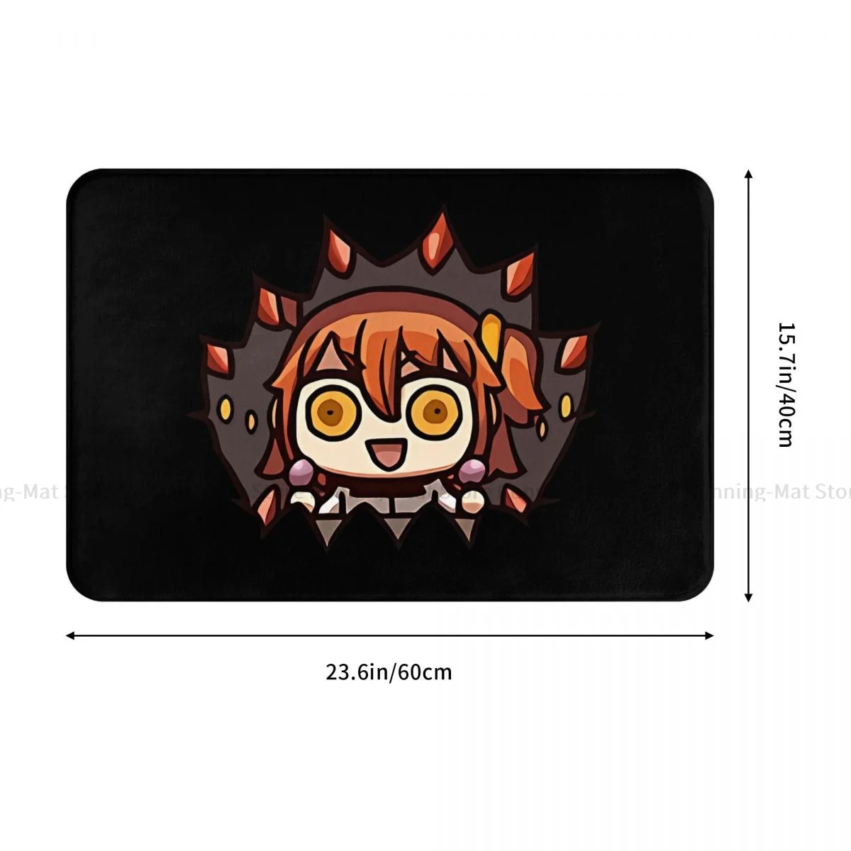 Fate Grand Order Game Non-slip Doormat Gudako In Control Bath Bedroom Mat Outdoor Carpet Indoor Pattern Decor