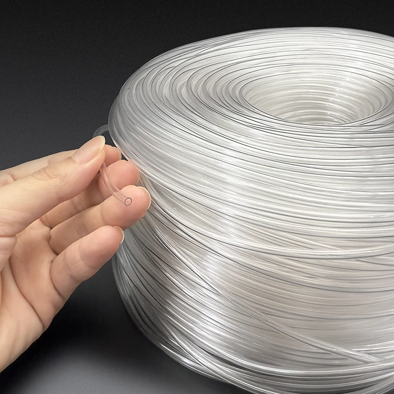 

ID 0,8/0,9/1/1,2/1,5/2/2,5/3 мм пищевой ПВХ прозрачная капиллярная гибкая трубка небольшой пластиковый шланг против изгиба