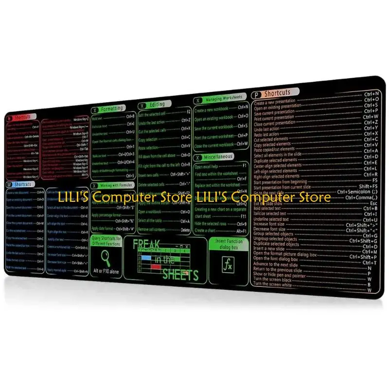 A52b нельзяго компьютерного коврика с Excels и Word Lootct Waterpronation For Office для офиса