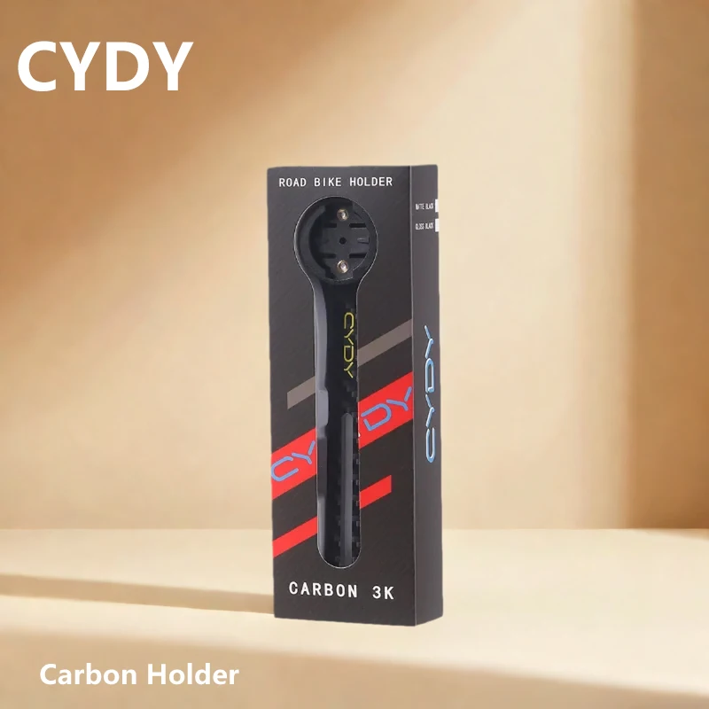 CYDY Carbon Fiber 3k Road Bike Bicycle Watch Stand, Suitable for Garmin Bryton Wahoo etc