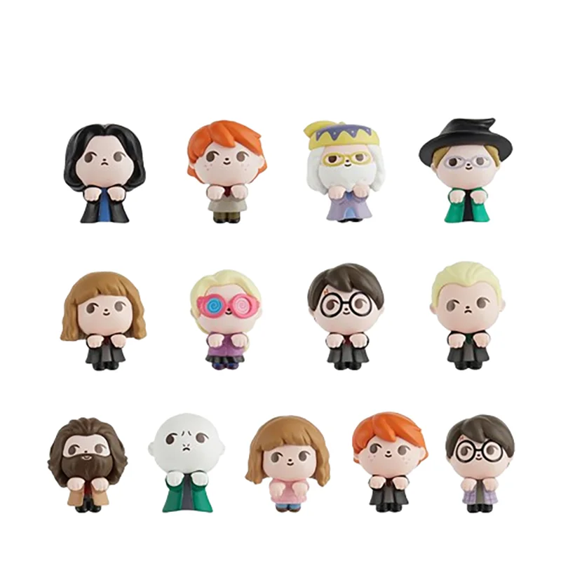 Novo miniso mini feijão harry potter série de vôo saco cego deitado postura computador pingente bonito presente