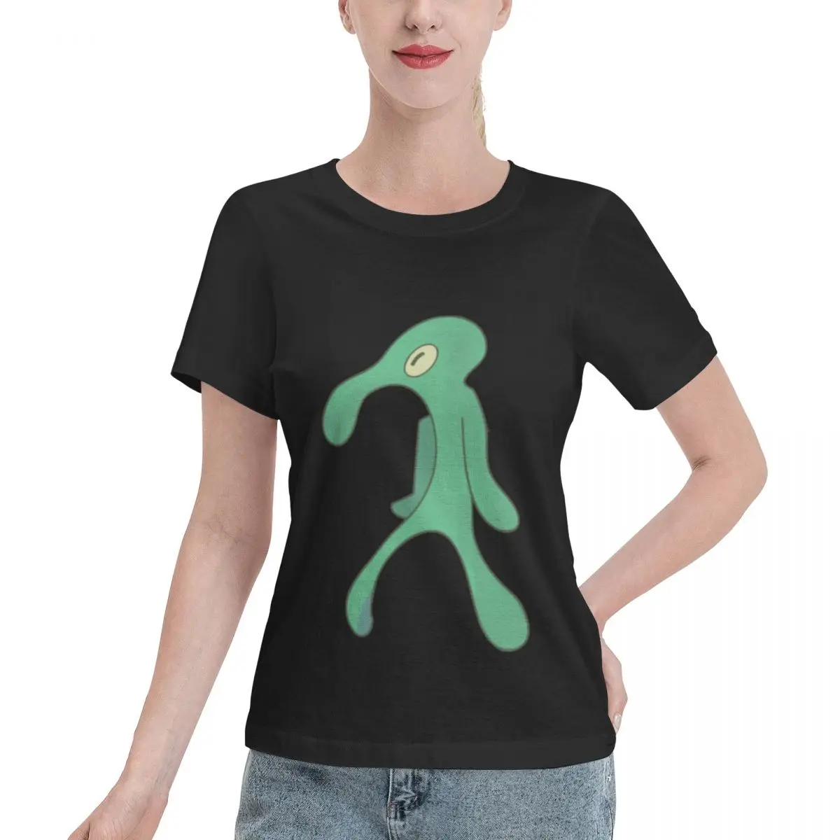 Street Pick Transparent Bold And Brash Women's T-shirt Soft Casual Basic Tops For Women