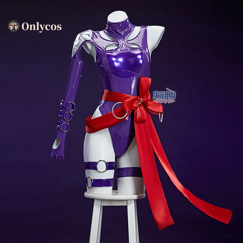 

Psylocke Косплей Игра Заклепки Костюм Кожаный Комбинезон Носки Ремень Реквизит Сексуальная Униформа Хэллоуин Вечеринка Ролевые Игры Наряд Женский