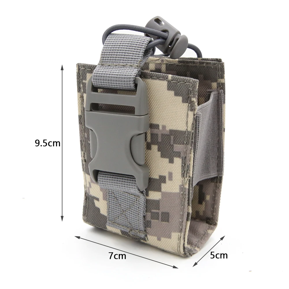 1PC Package Pouch Walkie hunting Talkie Holder Bag Tactical Sports Pendant Molle Nylon Radio Magazine Mag Pouch Pocket