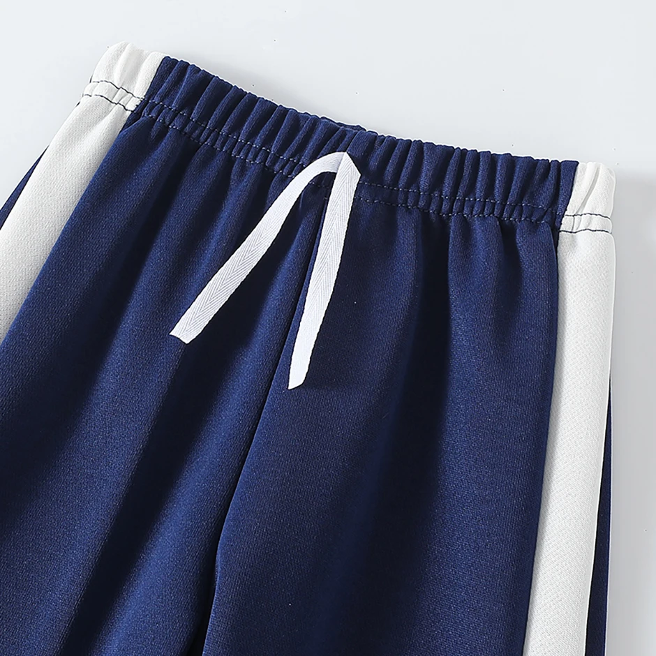 1/3 Stück Sommer und Herbst Kinder neue Looped Jogginghose Jungen Casual Sport Color Blocked Hosen Mädchen hübsche Harun Hosen – Detail 20