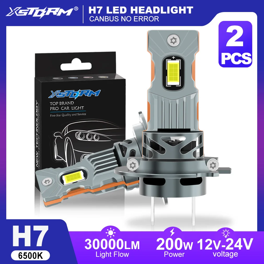 yZ[zXSTORM 30000LM 200W H7 LEDwbhCg H11 H1 H3 H4 LEDJ[v t@^[{Cgt LoX 6500K wbhv 12V-24V