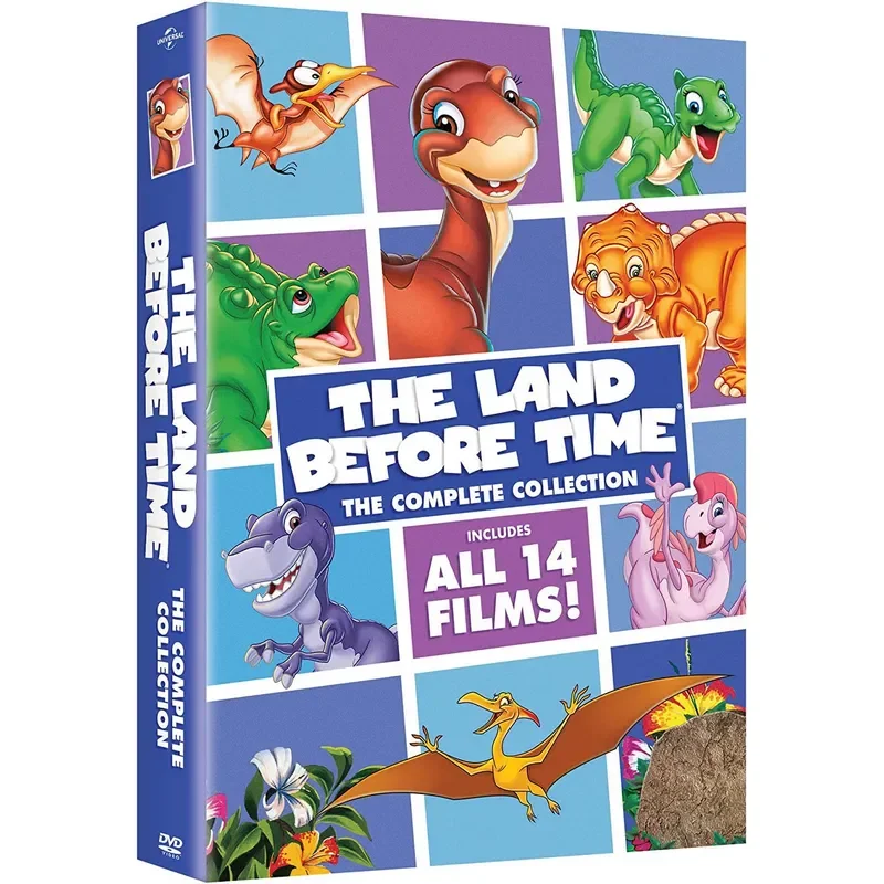 The Land Before Time 14 Movies Collection 8 Discs Original English Version DVD Set