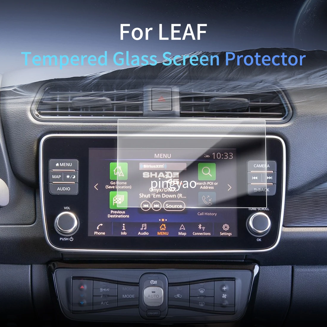 

Car Sticker Screen Protector Navigation Display Tempered Glass Protective Film Car Accessories Vehicle For24 NISSAN FEAF