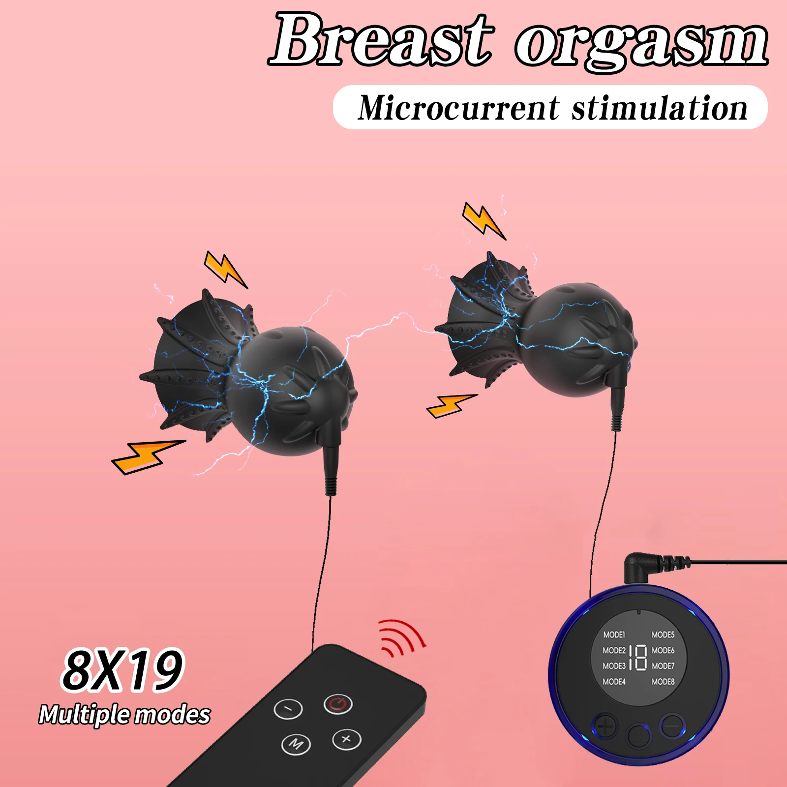 Sex Toys Tools Electric Shocker Nipple Sucker Clamps Electro Stimulator Nipples Pussy Breast Clit Masturbator Bdsm Sex Toy view 2