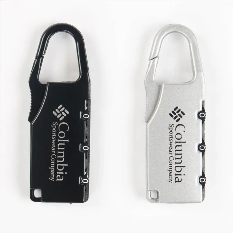 Alloy hook with code number combination, luggage hook with zipper, backpack, bag, box, cabinet, luggage lock tool