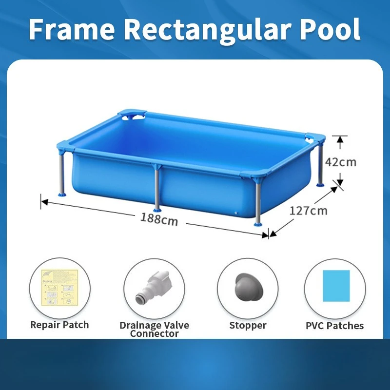 Home Outdoor Yard Thickened Mesh Frame Swimming Pool Various Sizes 2026