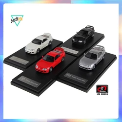 LCD car model 1/64 Toyota Supra Mk4 A80 car model simulation alloy display room ornament cars model boy collection toys gift