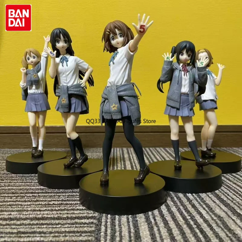 

Original SQ K-ON！5th Anniversary Nakano Azusa Kotobuki Tsumugi Hirasawa Yui Action Figures Ornaments Model Hobbies Collectible