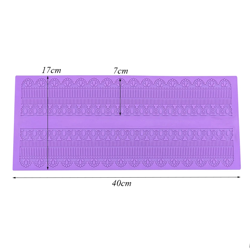 CT-404 Silicone Baking Mat To Create Sugar Laces Cake Fondant Decorating Tools