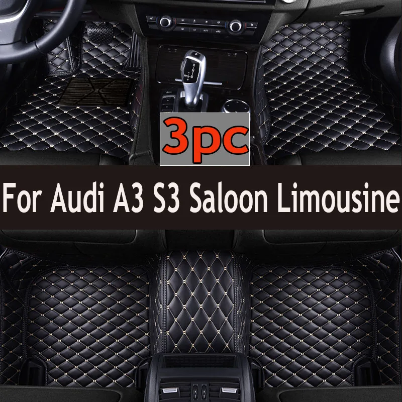 

Custom Car Floor Mats For Audi A3 S3 Saloon Limousine 2013-2023 Years Sedan Auto Carpets Foot Coche Accessories