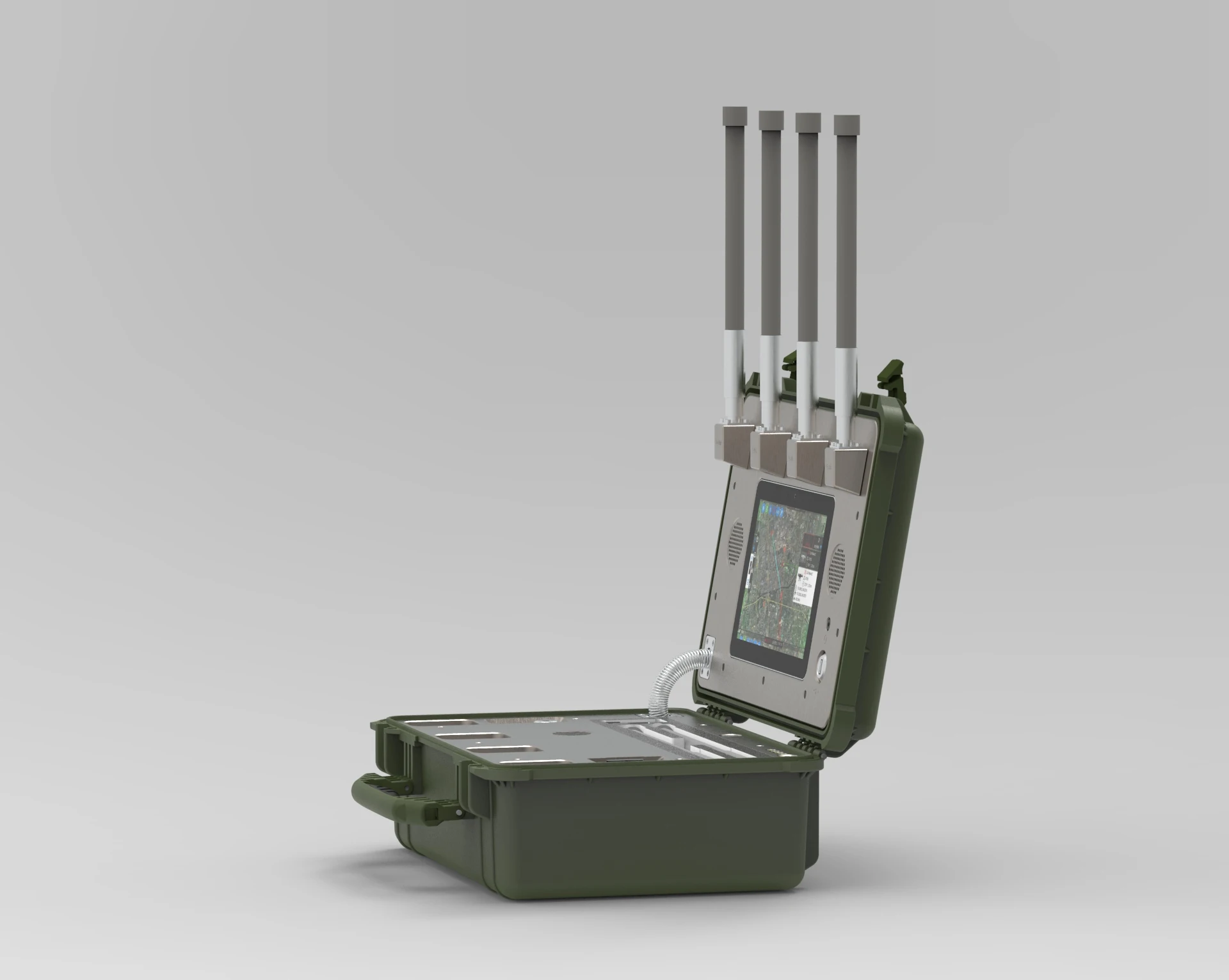 حقيبة محمولة من النوع 2.4G 5.8G 1.4G 5.2G 900m حقيبة نظام معدات الإشارات قابلة للتخصيص