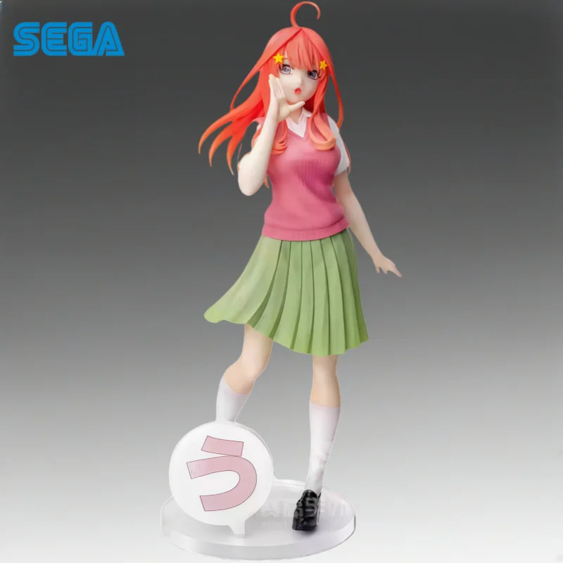 

В наличии Sega Original The Quintessential Quintuplets Nakano Itsuki, экшн-фигурка, модель куклы, новая коробка, игрушки, модель гаража