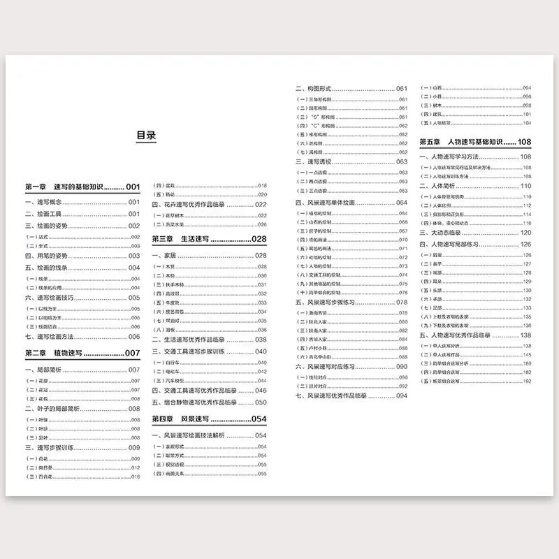 HVV New Sketching Basic Tutorial Book: Basic Sketching and Selected Copying Examples for Beginners in Painting, 196 Pages