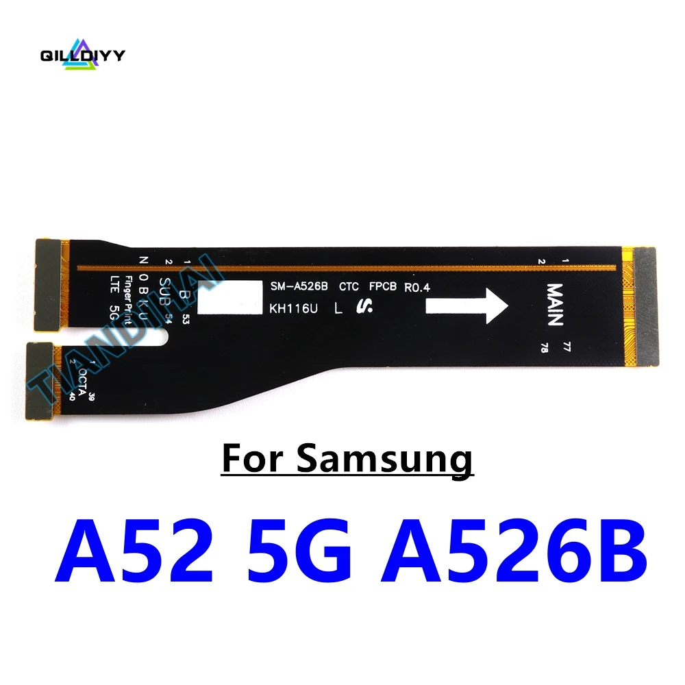 For Samsung Galaxy A52s A52 A54 A34 5G A526B A528B A546 A346 Motherboard Main Board Connector LCD Display USB Flex Cable Parts