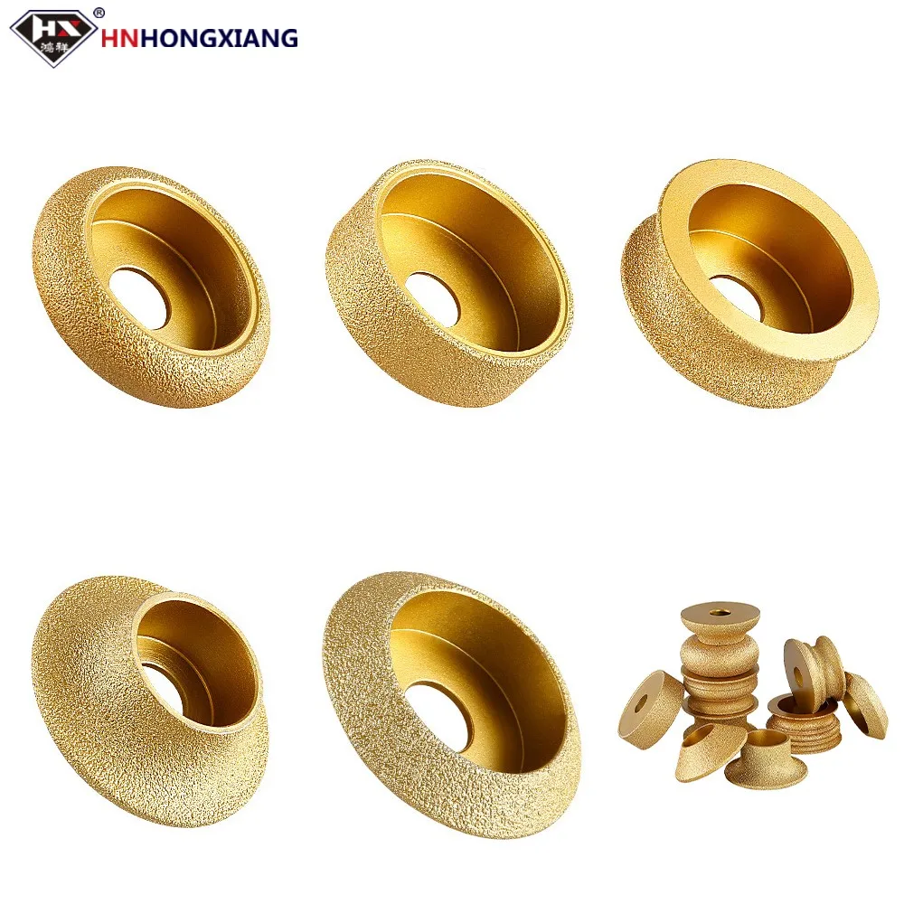 Brazing Diamond Stone Grinding Wheel, Marble Granite Ceramic Tile Trimming And Chamfering Artifact, Slotting And Grinding Arc