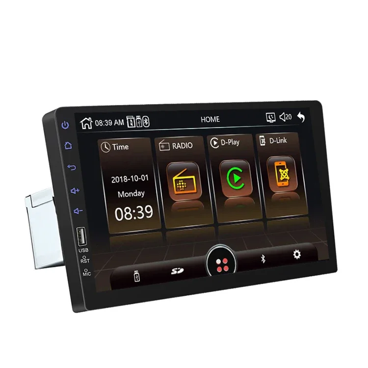 Car Radio MP5 Player 1Din Mirror Link BT 9inch Touch Screen 1 Din Multimedia Player MP5 With Car play