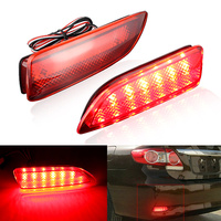 2Pcs For Lexus CT 200h CT200h ​2011-2015 for Toyota Corolla 2011-2013 LED Bumper Reflector Light Lamp Rear Foglight Brake Lamp