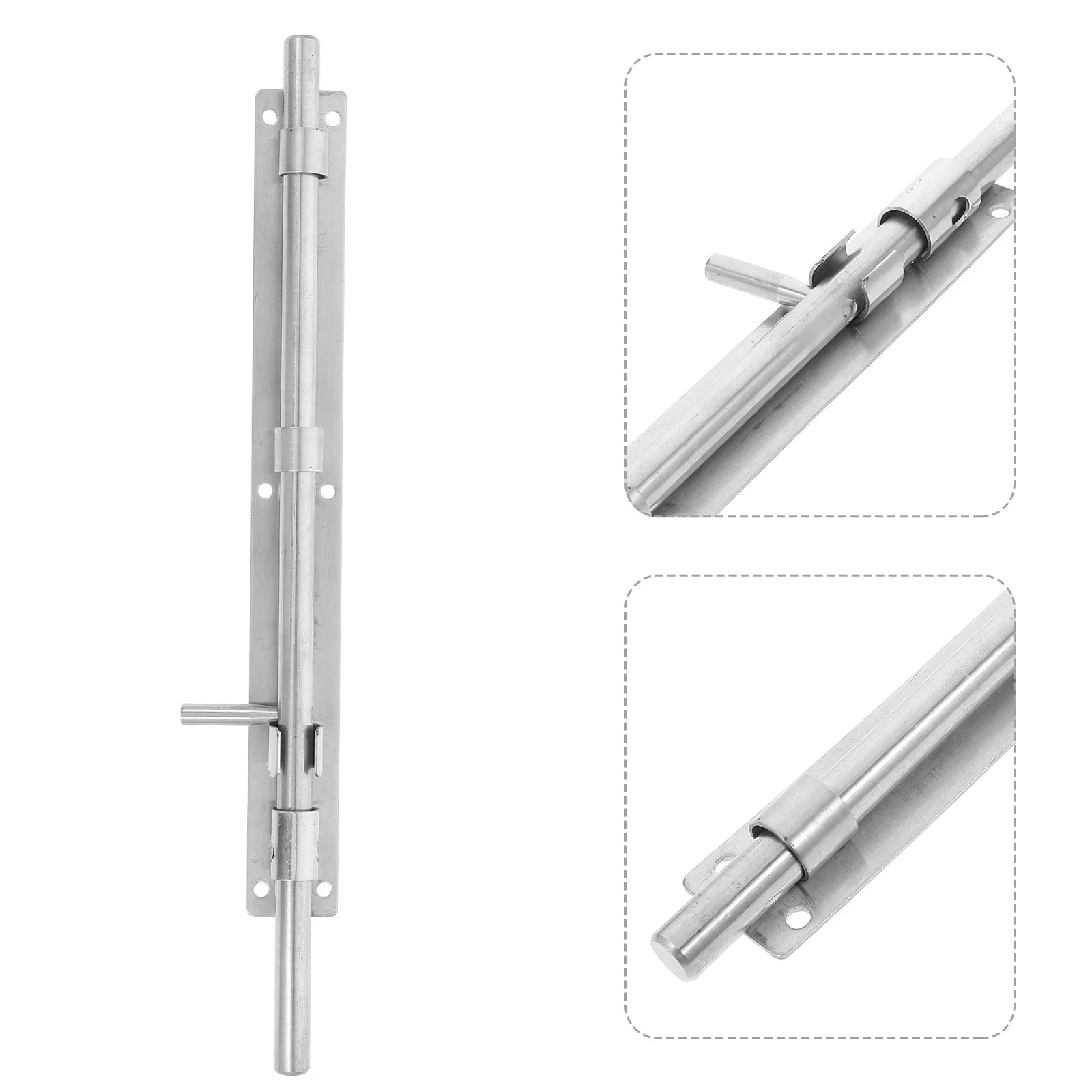 

Stainless Steel Slide Bolt Latch Thickened Heavy Duty Door Lock Slide Gate Cane Bolt Barn Door Lock for Indoor Security