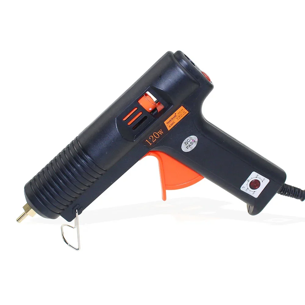 

120W 11mm Adhesive Thermo Hot Melt Glue Gun Handy Heater Temperature Control Industrial Thermo Gluegun Repair With Glue Stick