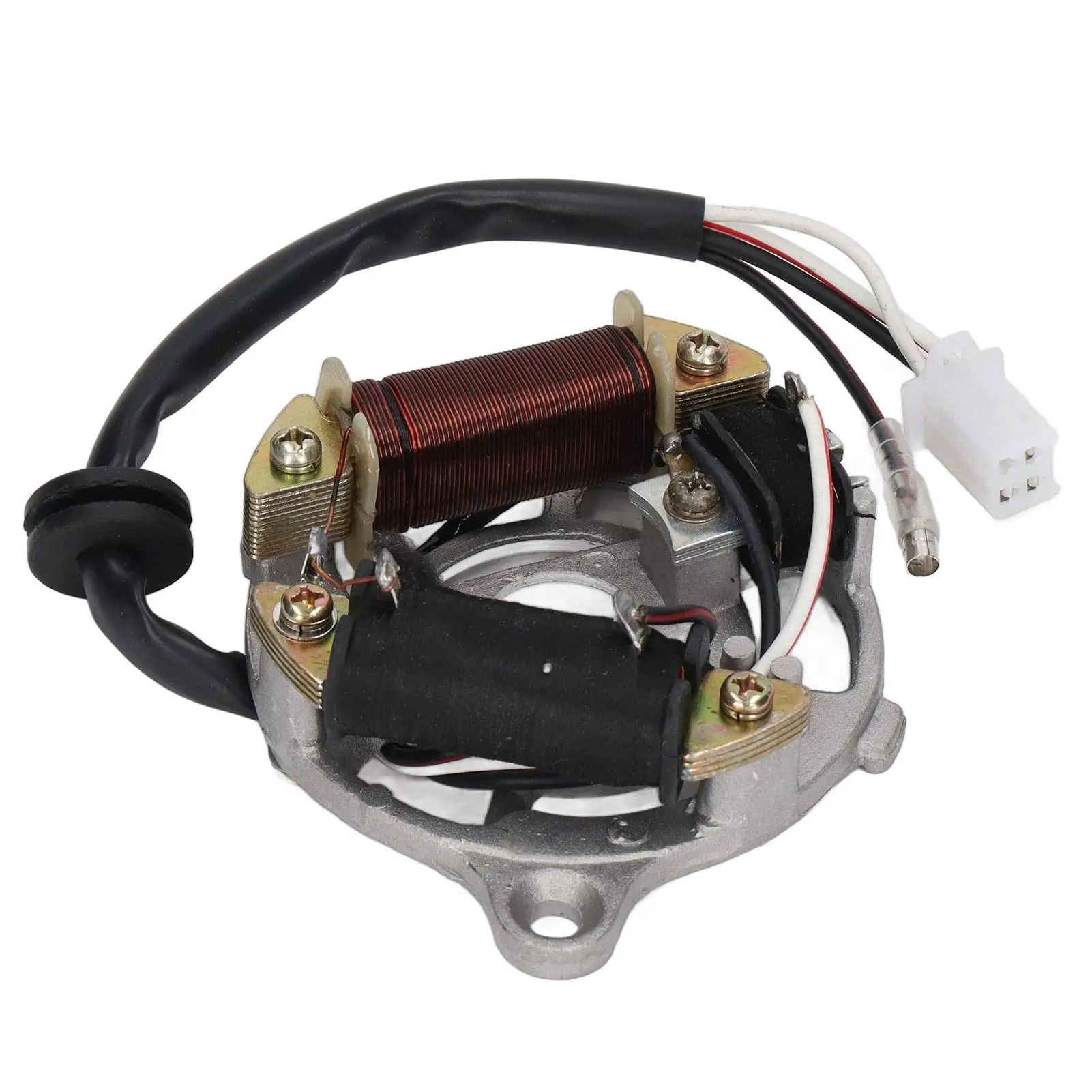 

Stator Coil Assembly Heat Resistant Aluminum Magneto Stator Long Durability Copper Anti Aging for pw50 Y-Zinger 1985-1987