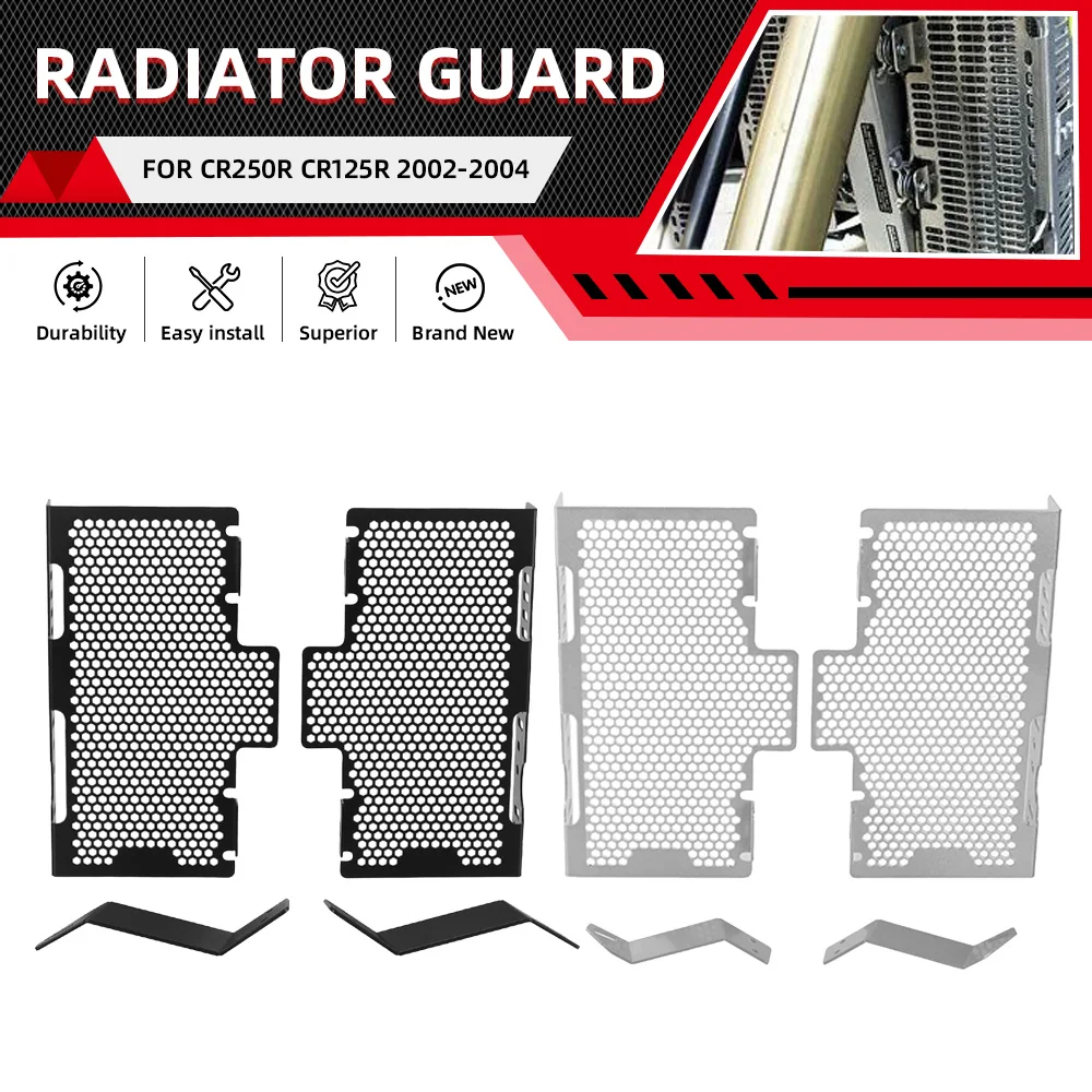 

FOR Honda CR250R CR 250R CR125R CR 125R 2002-2003-2004 CR 250R 125R Radiator Grille Guard Protector Cover Motorcycle CR 250 150R