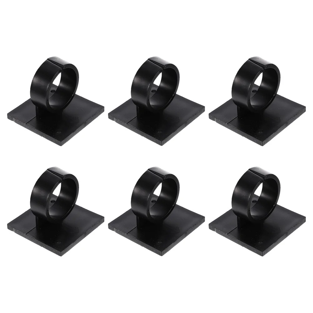 

6pcs Microphone Clips Mounting Bracket For Wireless Mic Desktop Holder Adhesive Design Lightweight Secure Clamp Backup Mic Clip
