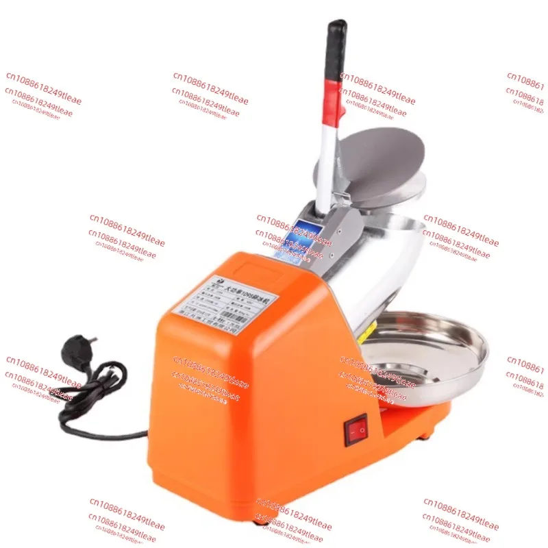 110V small household appliances double knife ice crusher high power ice shaver milk tea shop small automatic ice machine