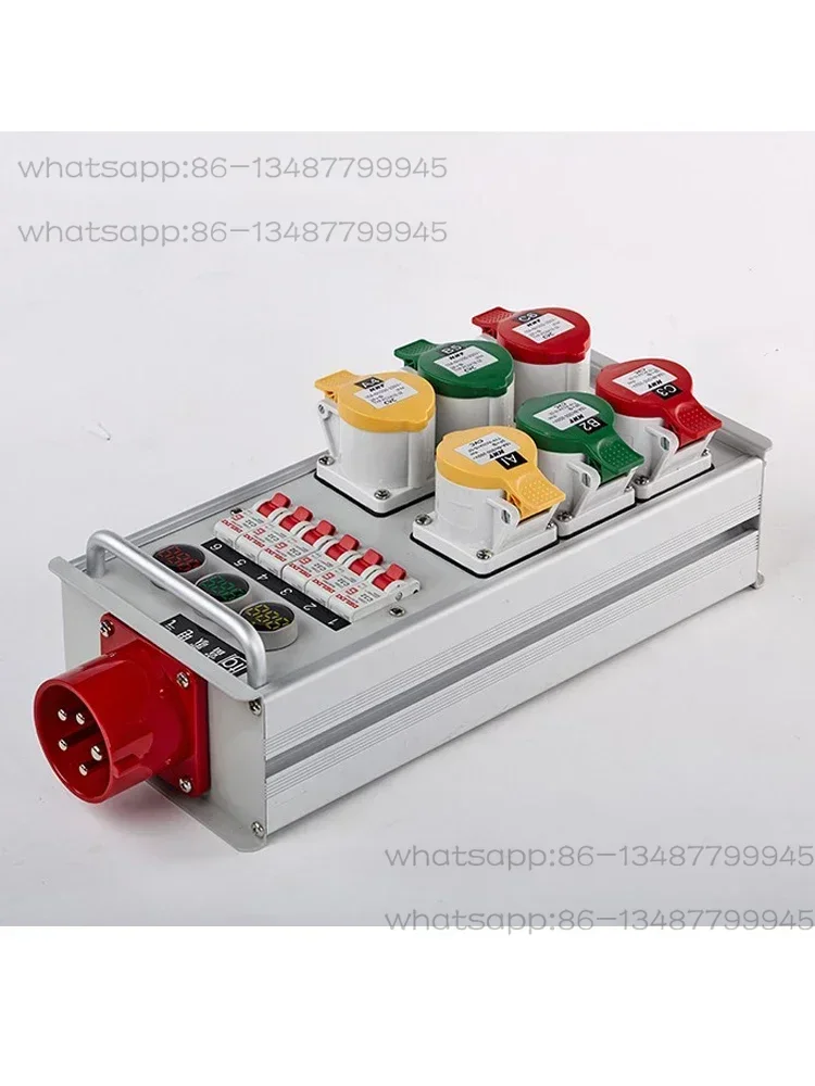 6-way small electrical box, 16A socket box, Fuge portable large screen LED screen power box, controller, stage distribution box