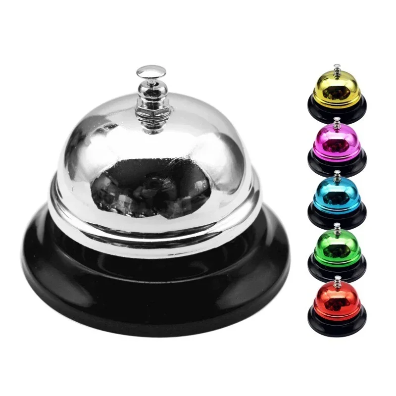 65mm Call Bell Desk Christmas Kitchen Hotel Counter Reception Christmas Bells Small Single Bell Dining Bell Table Summoning