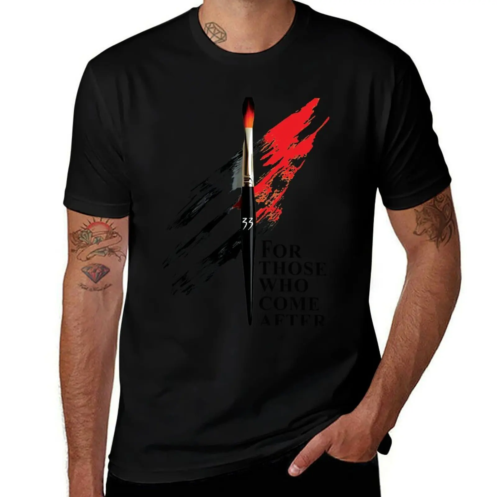 Clair Obscur Expedition 33 Gustave For Those Who Come After Fan Art T-Shirt Soft Casual Short Sleeve Cotton Tee T-Shirt