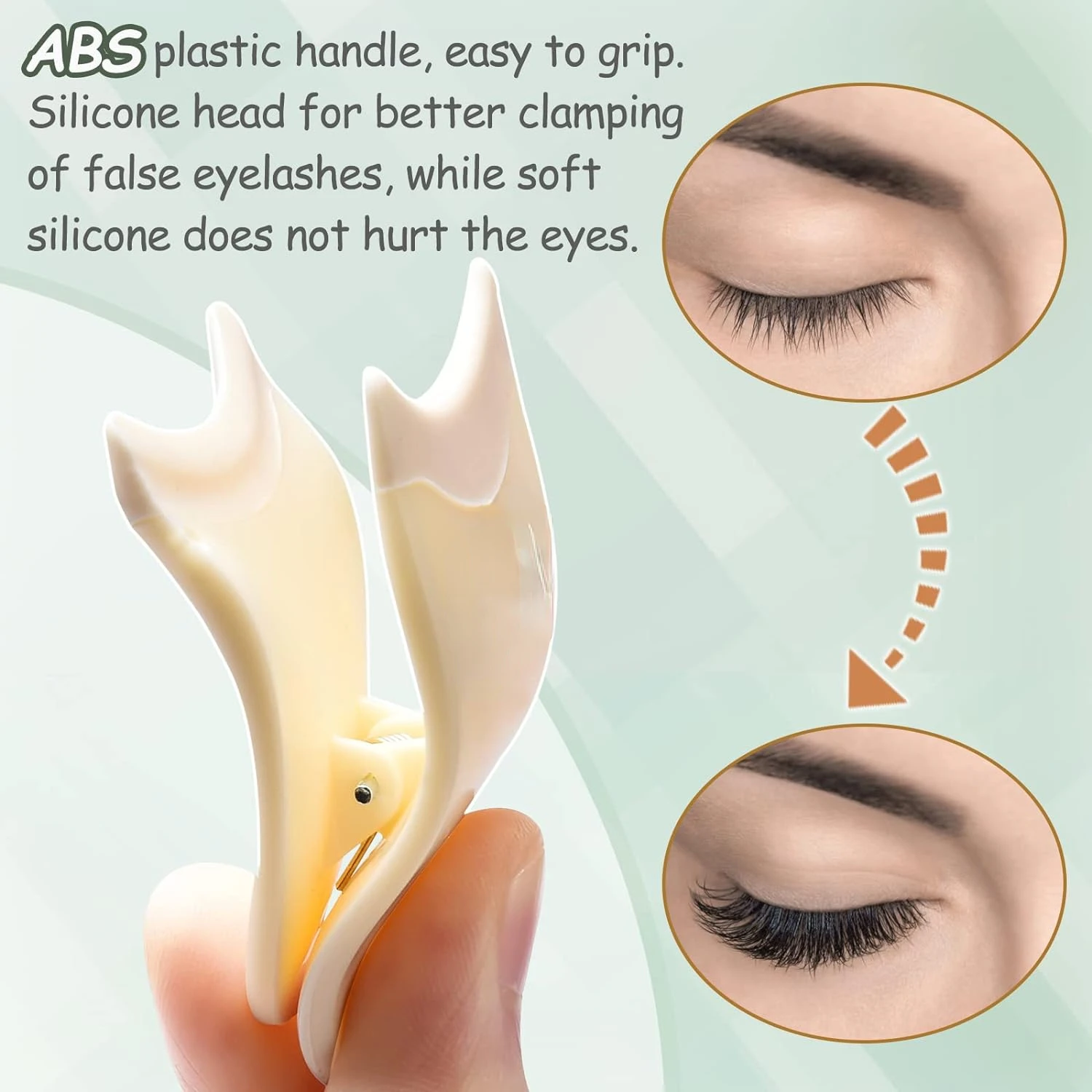 False Eyelashes Applicator Tool - Easy, Precise Lash Application - 2 Pack Enhanced False Eyelash Aids