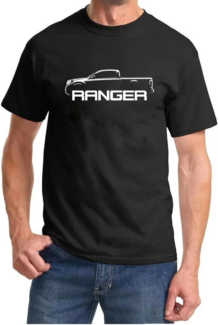 2019 2020 Ford Ranger Super Cab Pickup Truck Classic Outline Design Tshirt