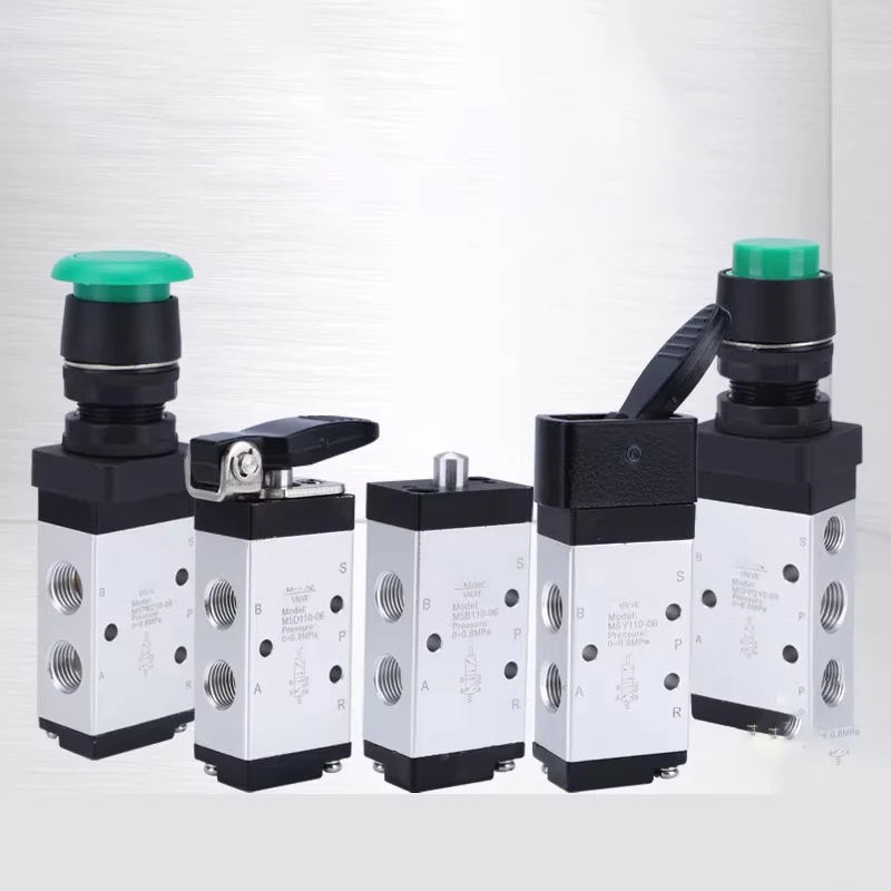 

Механический клапан M5B210-08 M5CM5D M5R M5L M5Y M5PP, пневматический ручной переключатель M5PF110-06, механический клапанный переключатель