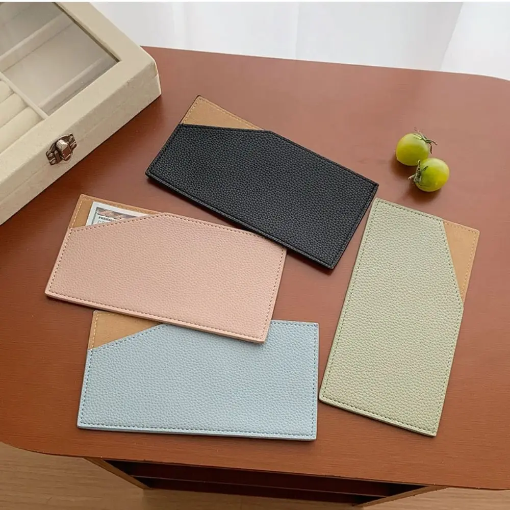 Coin Pouch Portable Ultrathin Long Wallet PU Ultra-thin Envelope Money Pocket Korean Style Card Pouch Women Wallet Student