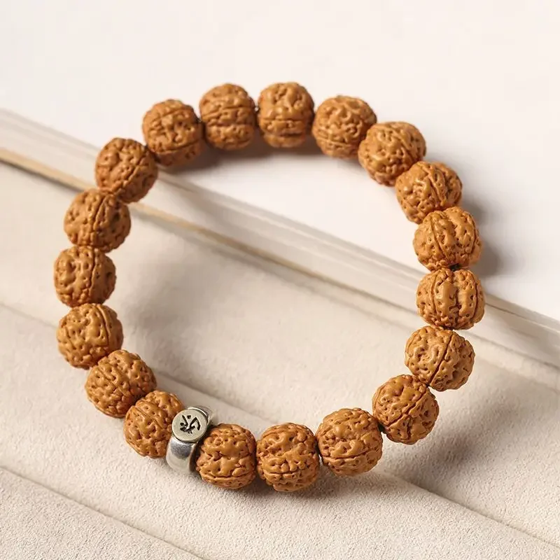 

UMQ Natural Small Vajra Bodhi Bracelet Natal Buddha Antique Men's and Women's Bracelets Play with Buddha Beads Jewelry