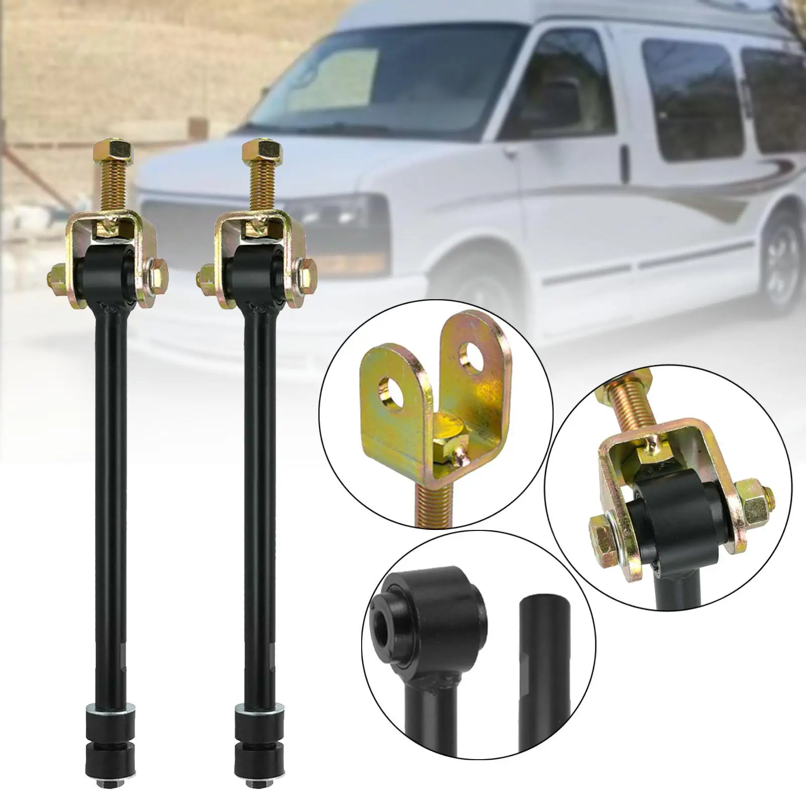 

Sway Bar End Links 7-9 inch for 1500/2500/3500 HD Lower Clevis Replace Parts