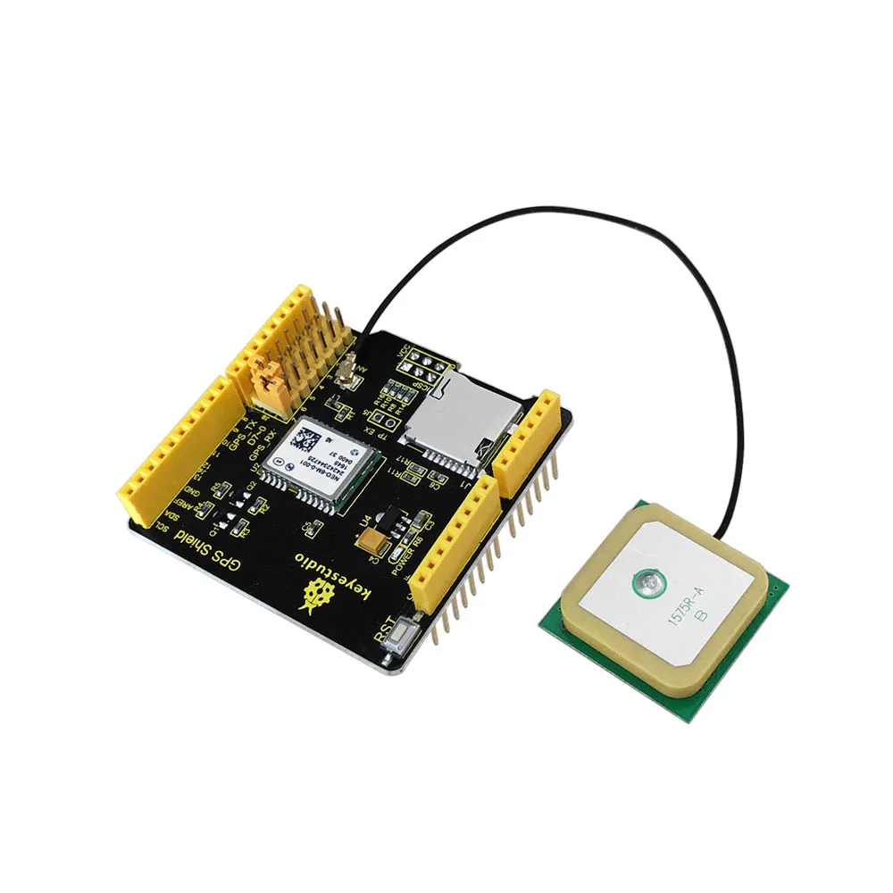 keyestudio GPS Shield For Arduino UNO R3 Based On NEO-6M-0-001 Module Compatible With UNO R3 And MEGA 2560 Control Board