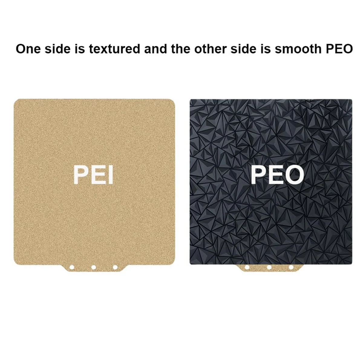 Build Plate for Adventurer 5M Pro Double Sided Textured PEI Sheet and Smooth PEO Steel Sheet Bed (PEO+PEI)