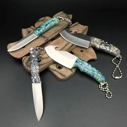 New Mini Bottle Opener Pocket Portable Outdoor Knife Keychain Pendant Gift Knife Sharp Open Express Unboxing
