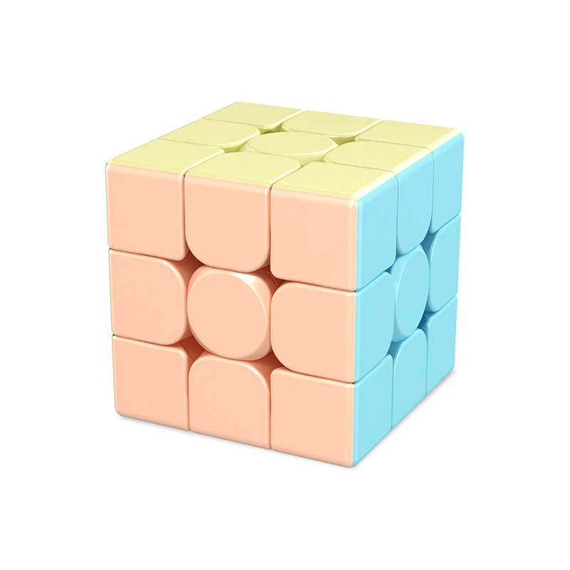 المكعب السحري 3x3x3 ملصق أسود معكرون ألياف الكربون تخفيف التوتر لغز المهنية السلس سرعة لعبة لعبة أطفال هدية