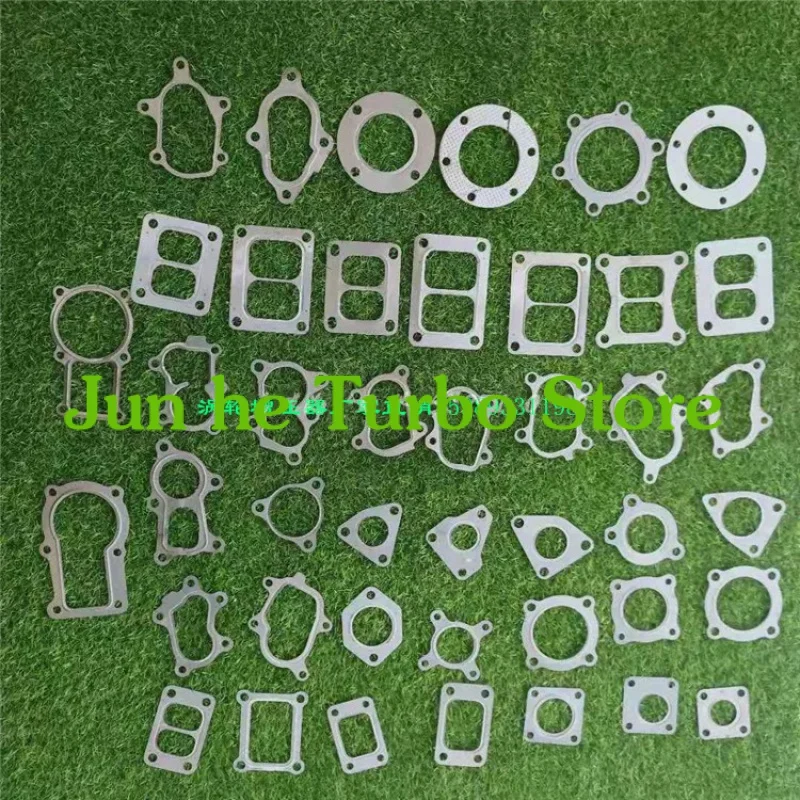 

Turbo Gasket for Various car Models Turbocharger Bolt Gaskets Sainless Steel Turbocharger Inlet Gasket T3/T4 TB28 GT25 TB25