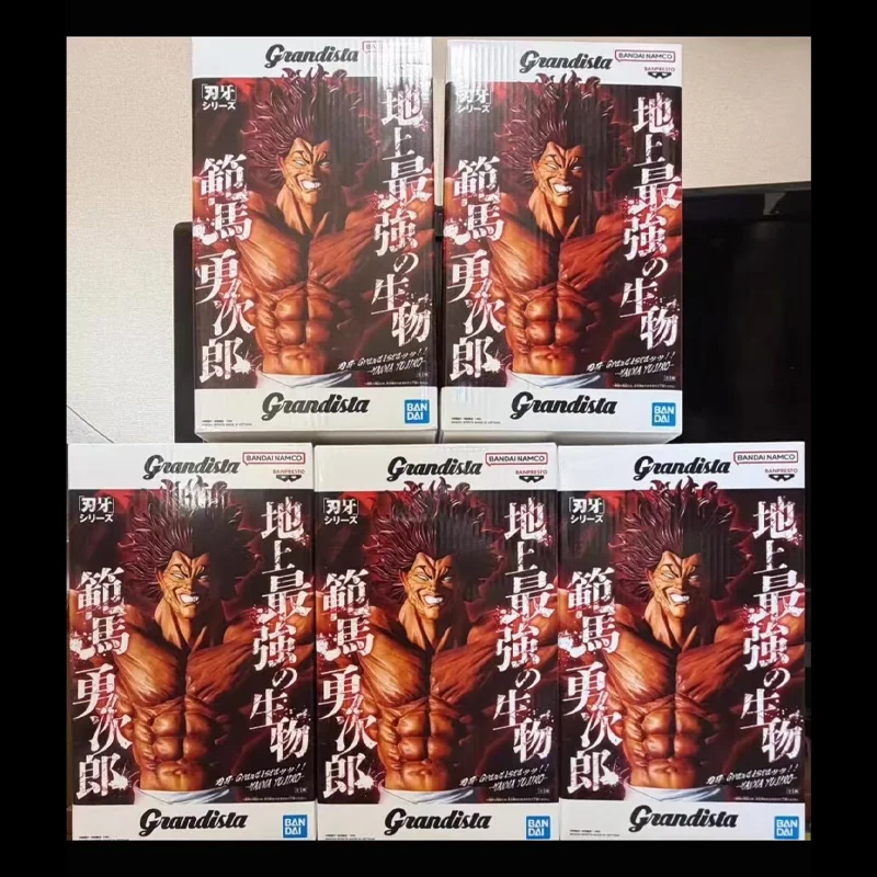 

[Подлинный] Оригинальный Bandai Banpresto Анимация Баки Графиста Ханама Йозиро В наличии Фигурка Модель Коллекционная Фигурка Игрушки Подарок