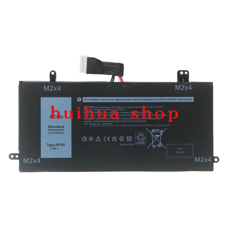 

Новый аккумулятор для ноутбука J0PGR 7,6 В, 42 Втч для Dell Latitude 12 5285 2-в-1 5290 2-в-1 T17G серии JOPGR T17G X16TW 1WND8, запасные части