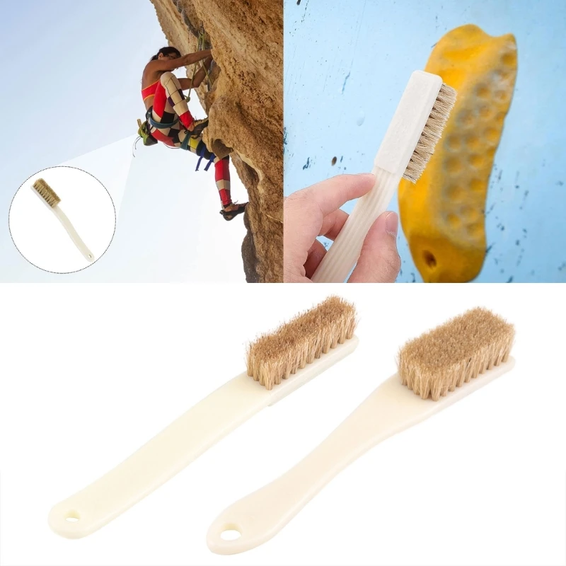 2pcs Firm Bouldering Chalk Brush Rock Climbing and Bouldering Brush Bristles Cleaning Tool for Climbing, Bouldering